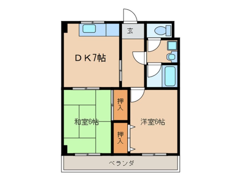 間取図 ロイヤル暁