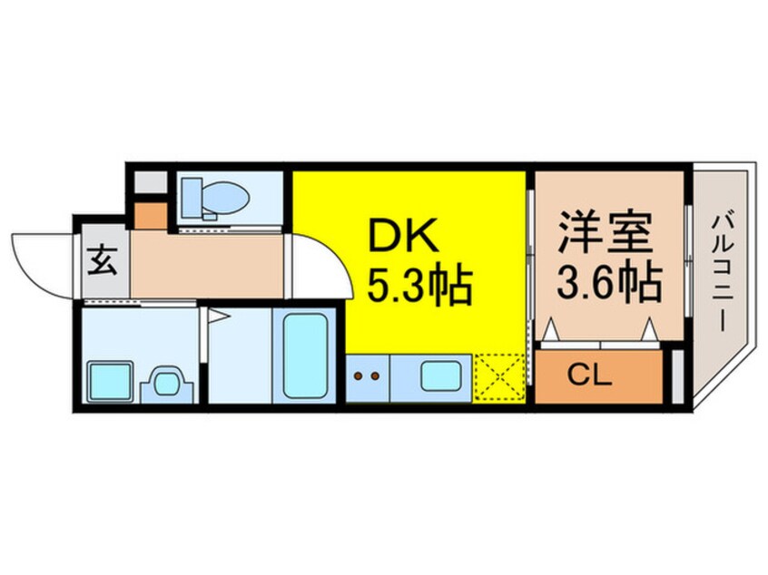 間取図 仮）中筋PJ