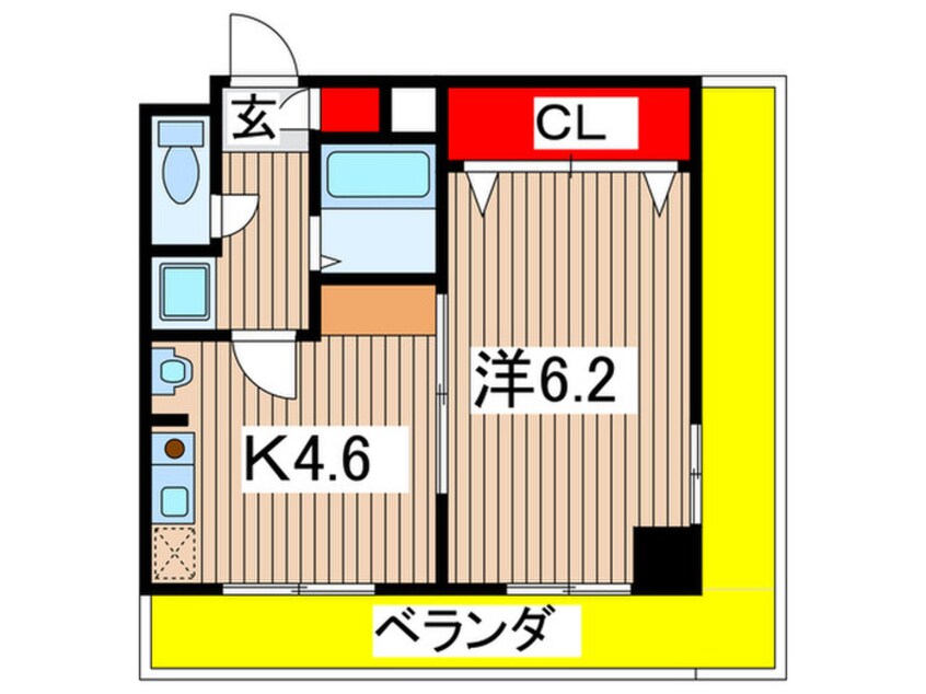 間取図 プレステ－ジ立花