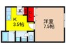 ヴィラ庄内 1Kの間取り