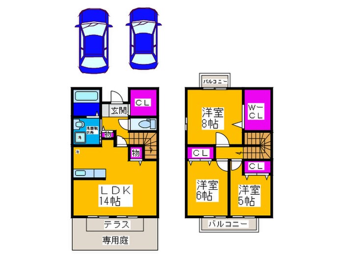 間取り図 シティパルＳ