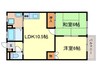 サンハイツセタⅡ 2LDKの間取り