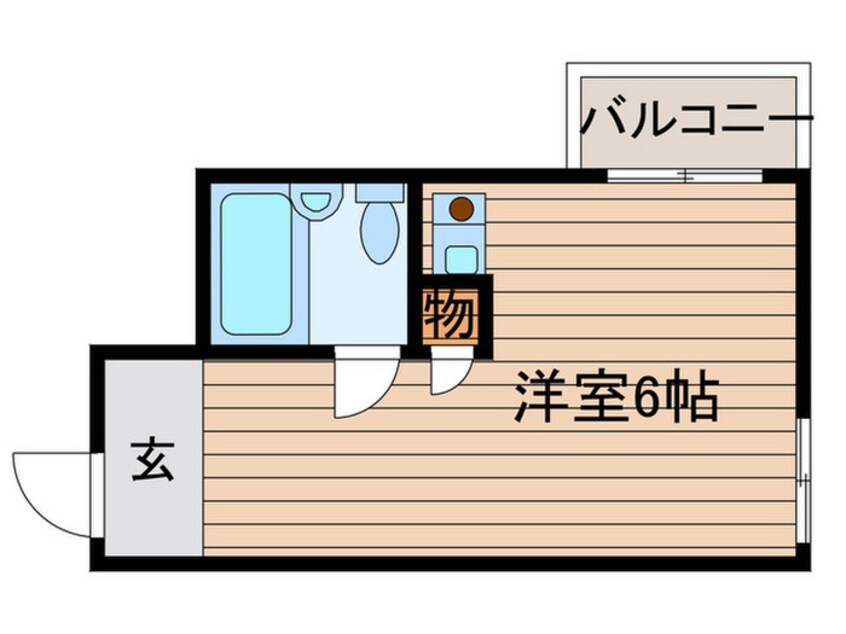 間取図 ＷＥＳＴ－ＯＮＥⅡ