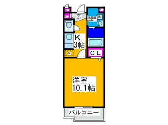 間取図 コ－ラル　ガ－デン