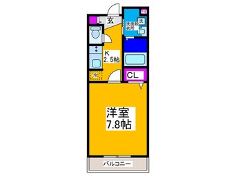 間取図 コ－ラル　ガ－デン