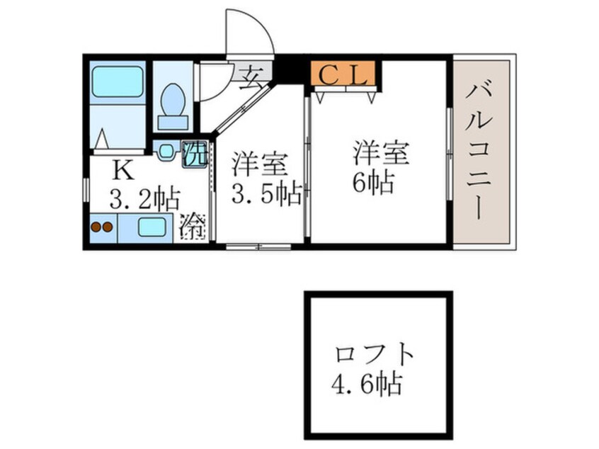 間取図 Ａｂｏｕｔｉｒ桂西口