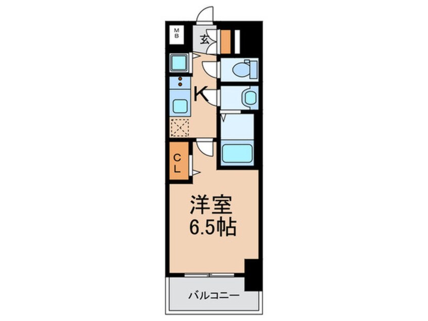 間取図 ﾚｵﾝｺﾝﾌｫｰﾄ難波ﾉﾜｰﾙ(702)