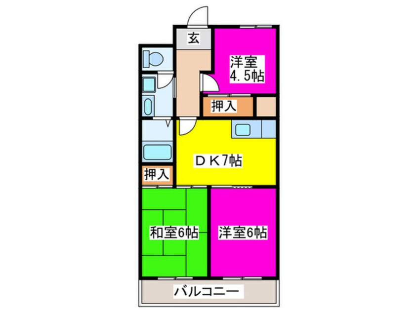 間取図 グランドヴィラ