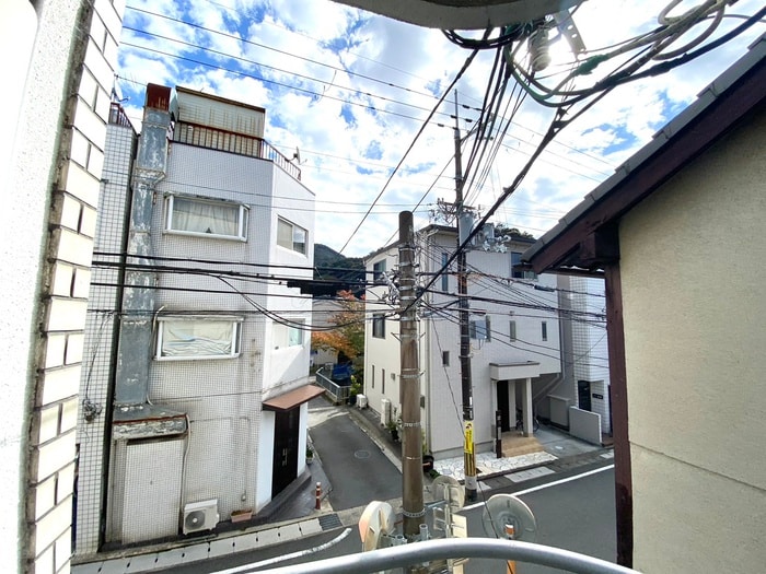 室内からの展望 第三吉与門ハイツ