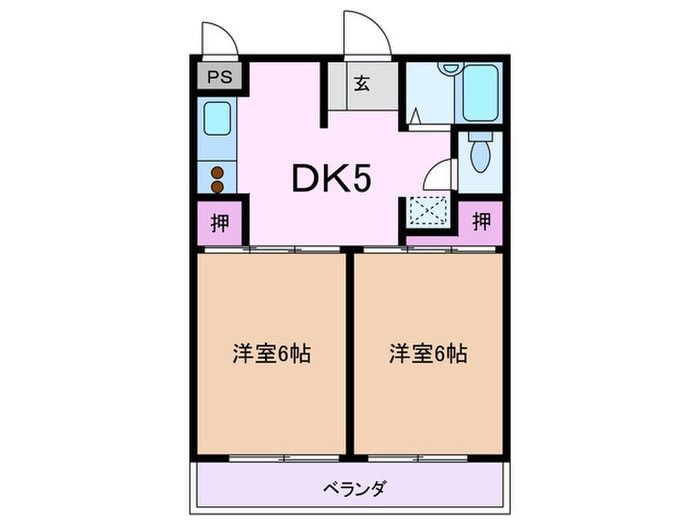 間取り図 ハイコ－ト甲子園