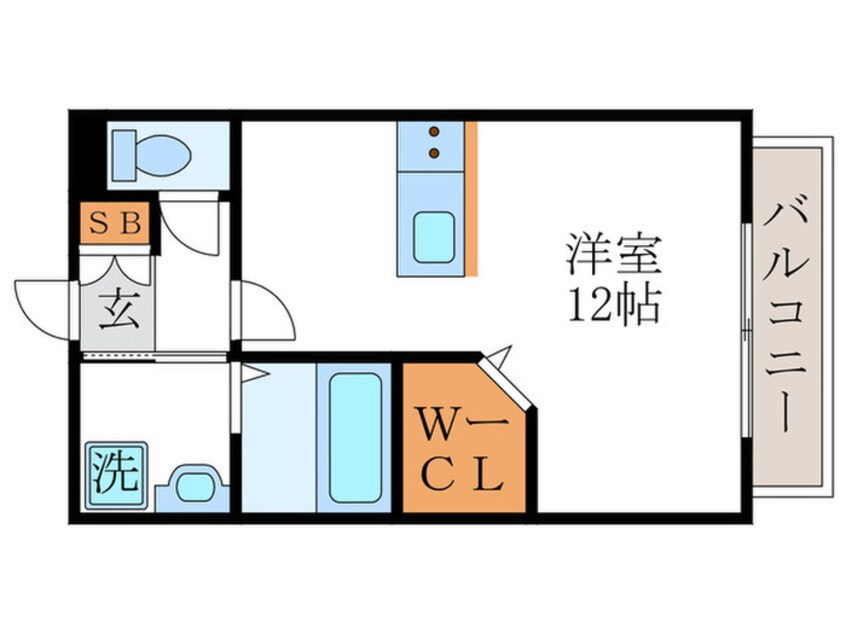 間取図 パレスサイド桂