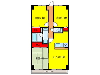 間取図 フェリーチェ和泉