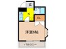 グレ－ス北山本 1Kの間取り