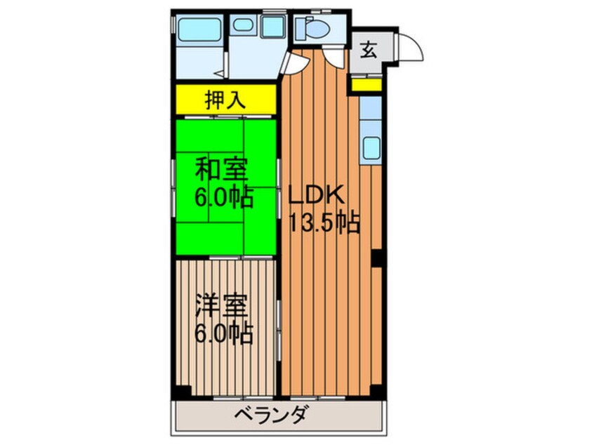 間取図 ホワイトオアシスレジデンス７６