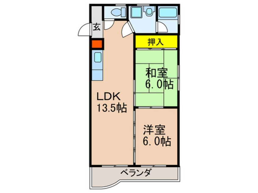 間取図 ホワイトオアシスレジデンス７６