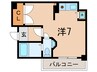 フォレスタ花園 1Rの間取り