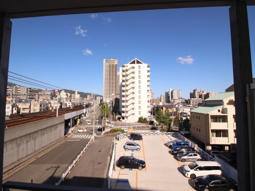 室内からの展望 フラワービル