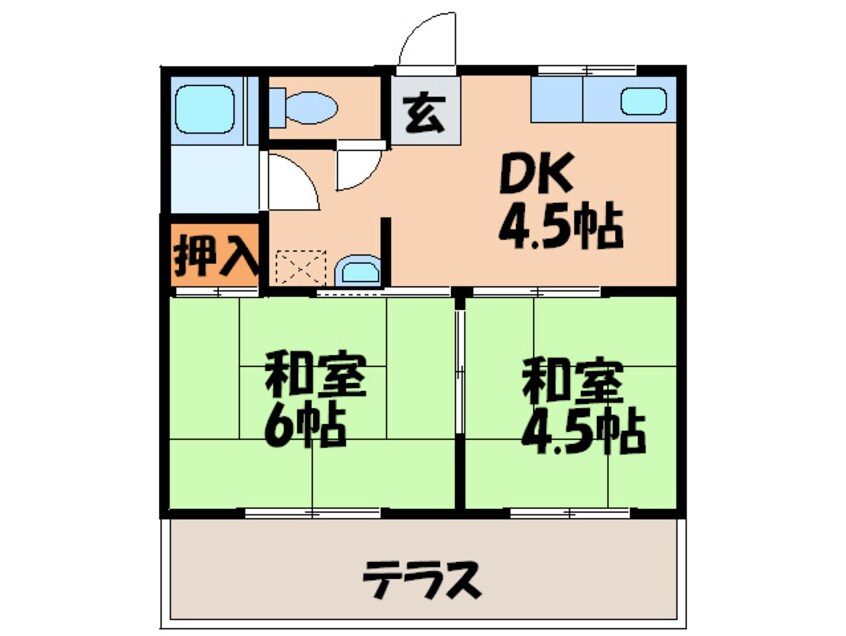 間取図 樋口ハイツ