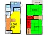 寝屋川市河北東町貸家 2LDKの間取り