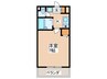 ロイヤルカ－サ阿倍野 1Kの間取り