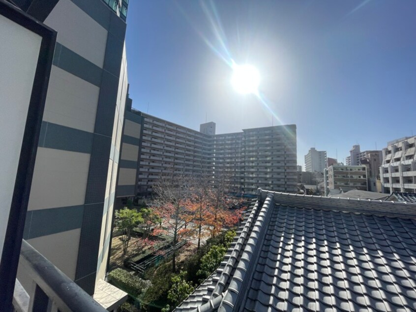 室内からの展望 ロイヤルカ－サ阿倍野
