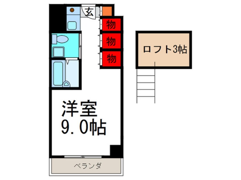 間取図 リビスタ千里