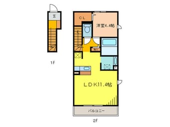 間取図 アクシアサニーコート
