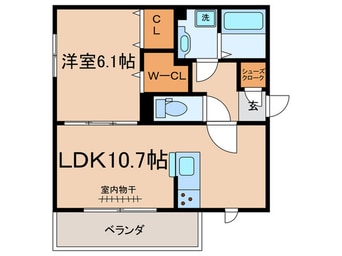 間取図 ハーミットクラブ