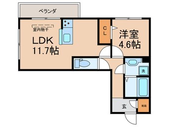 間取図 ハーミットクラブ