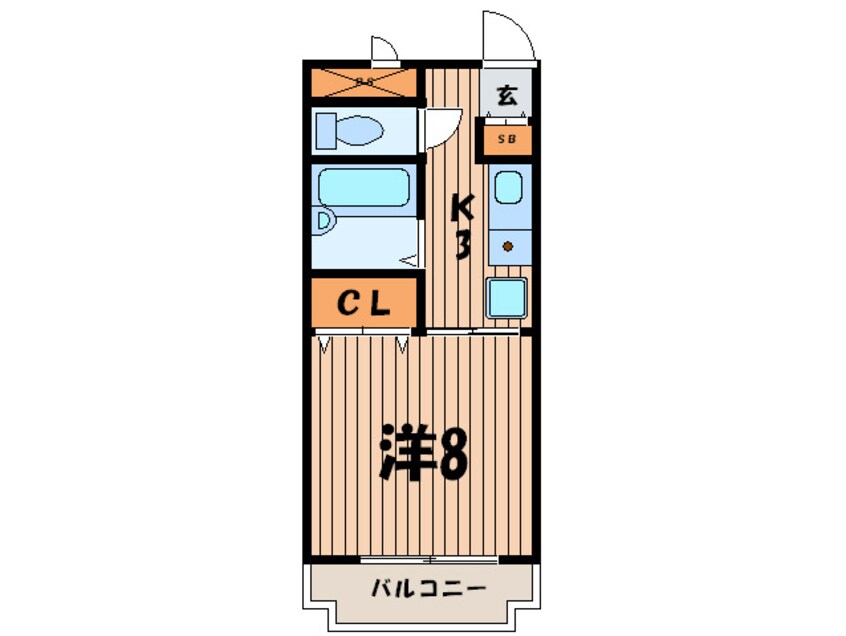 間取図 リヴィエ－ルⅠ