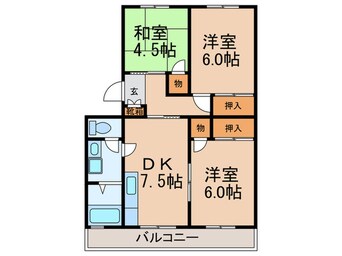 間取図 磐手ハイツ
