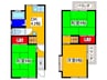 半田5丁目貸家 3DKの間取り