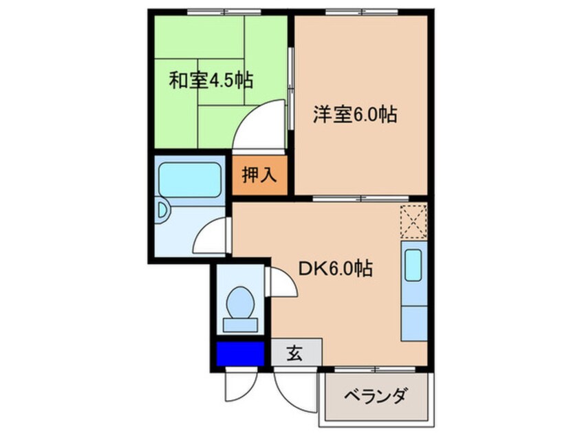 間取図 ハピネス国分寺