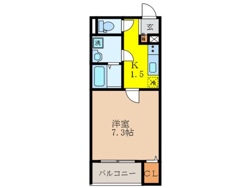 間取図 ディアコート巽南