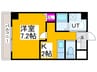 エヌエムキャトフヴァンヌフ 1Kの間取り