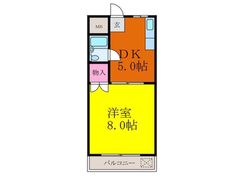 間取図 萩原マンション