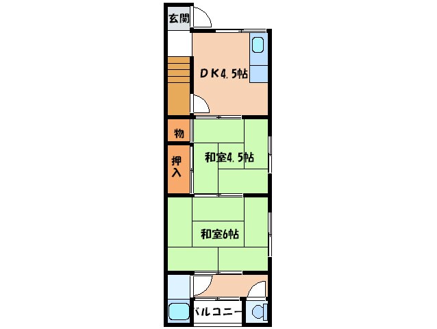 間取り図 西畑ハイツ