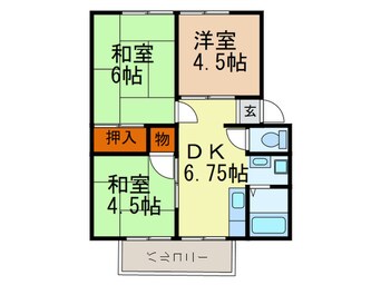 間取図 サンシティスリムハウスＡ