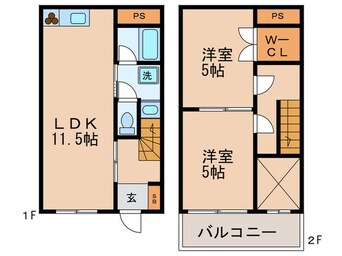 間取図 エクセルウィーン塚本