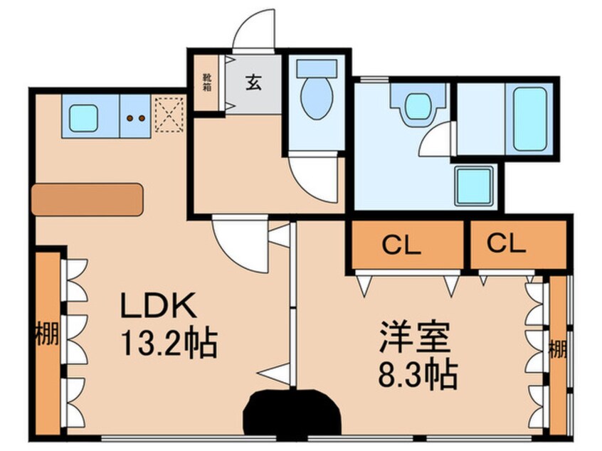 間取図 エクセルウィーン塚本