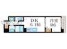 アスヴェル京都太秦（309） 1DKの間取り