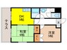 ハイツフクイ 2DKの間取り