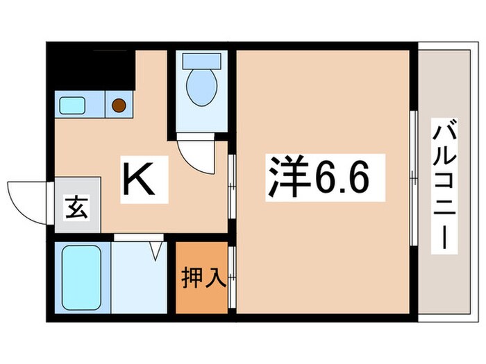 間取り図 エルベ美章園