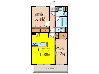 間取図 グランコート千里丘