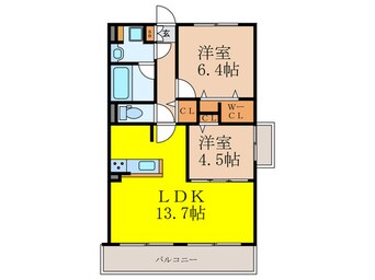 間取図 グランコート千里丘