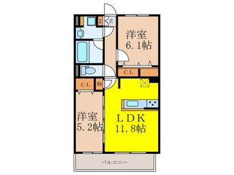 間取図 グランコート千里丘