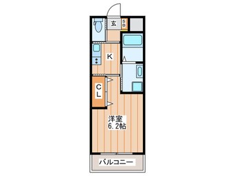 間取図 ＷＥＳＴ高柳マンション