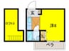 トモエハイツ５号館 1Rの間取り