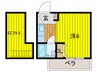 トモエハイツ５号館 1Rの間取り