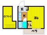 トモエハイツ５号館 1Rの間取り